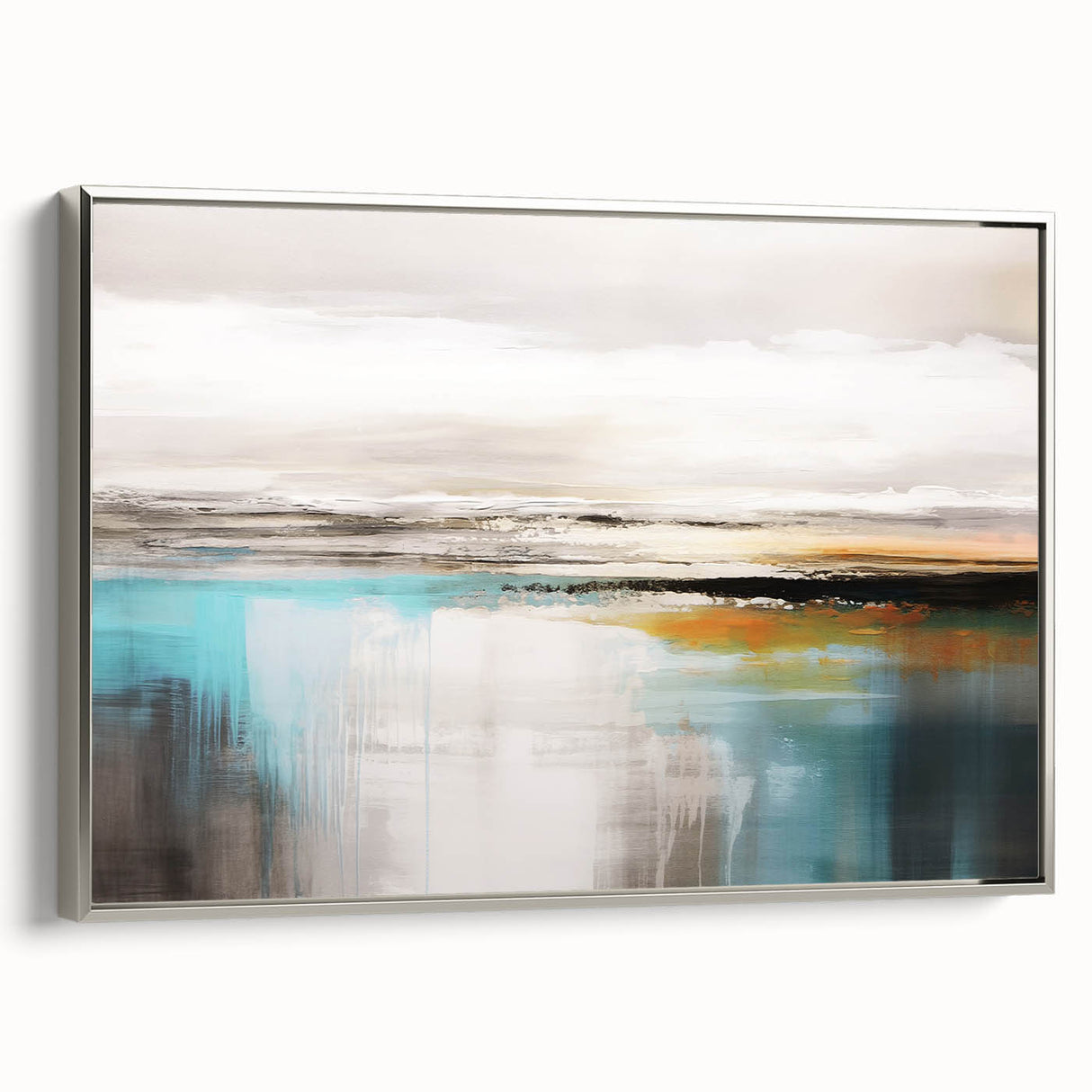 Abstract canvas art print showcasing vibrant colors and dynamic shapes, perfect for modern home decor or artistic spaces.