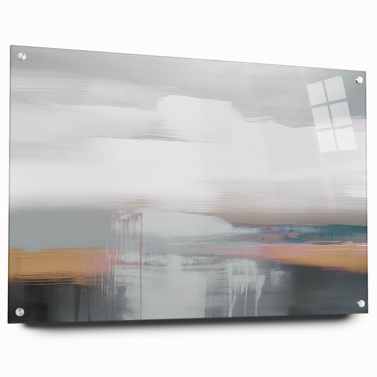 Abstract canvas artwork featuring vibrant colors and dynamic shapes, ideal for enhancing modern home decor or art collections. This piece showcases a blend of fluid forms and bold contrasts, perfect for creating a striking focal point in any room.