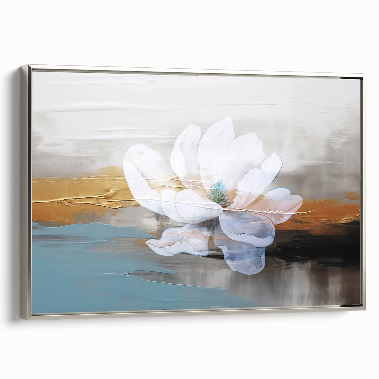 Vibrant abstract canvas wall art showcasing bold colors and geometric patterns, elegantly rolled and secured in a protective cardboard tube for easy display.