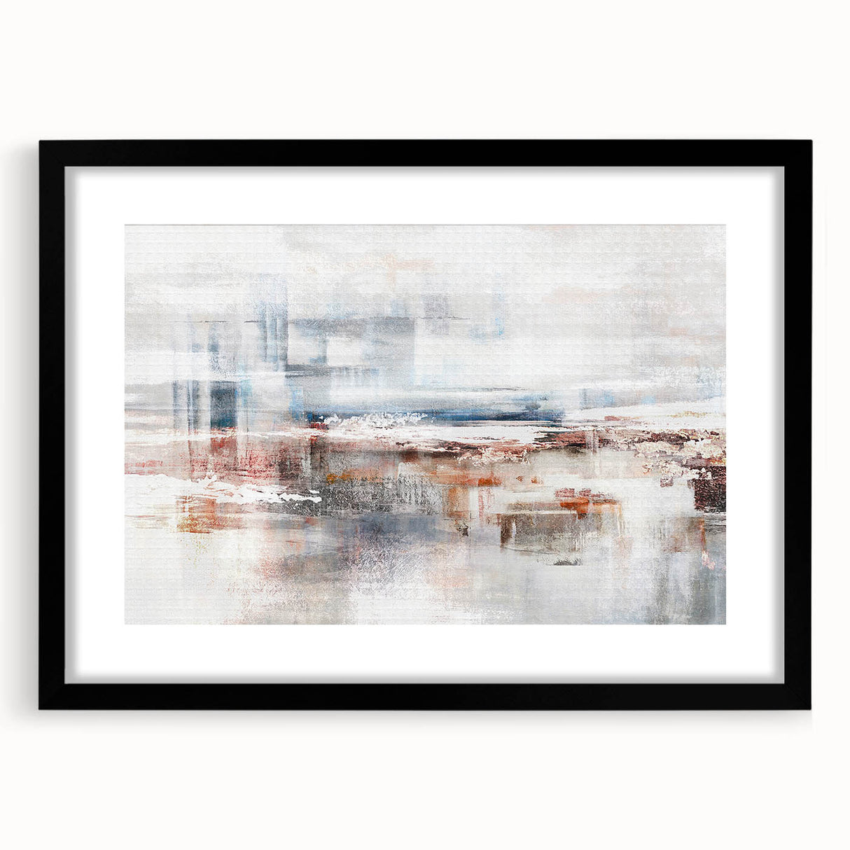Abstract canvas art print showcasing vibrant colors and dynamic shapes, perfect for modern home decor or office settings, enhancing any space.