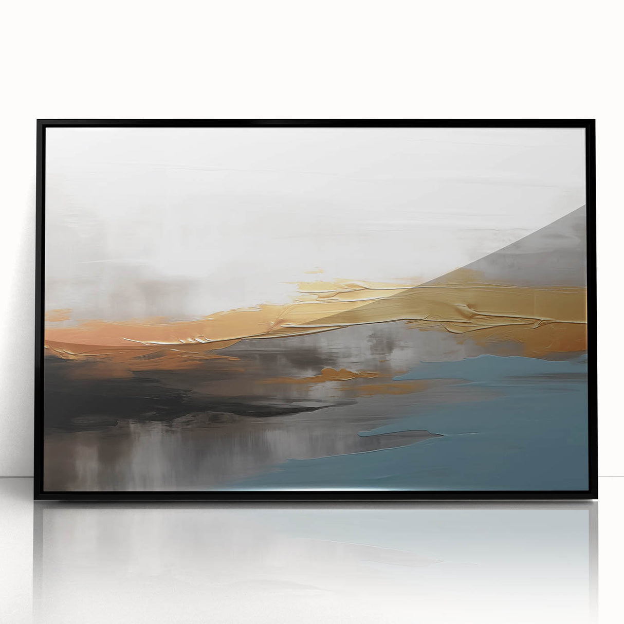 Abstract wall art canvas print showcasing vibrant colors and dynamic shapes, perfect for modern home decor. Rolled and ready for display in a protective tube.