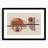 Vibrant abstract wall art print showcasing bold colors and dynamic shapes, perfect for modern home decor or art enthusiasts.