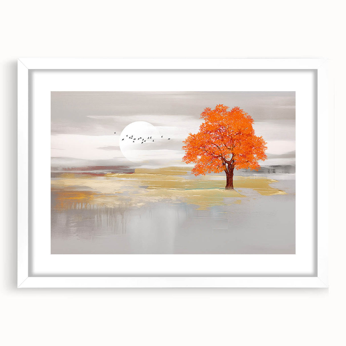 Vibrant abstract wall art print showcasing dynamic shapes and vivid colors, ideal for modern decor and artistic expression in homes.