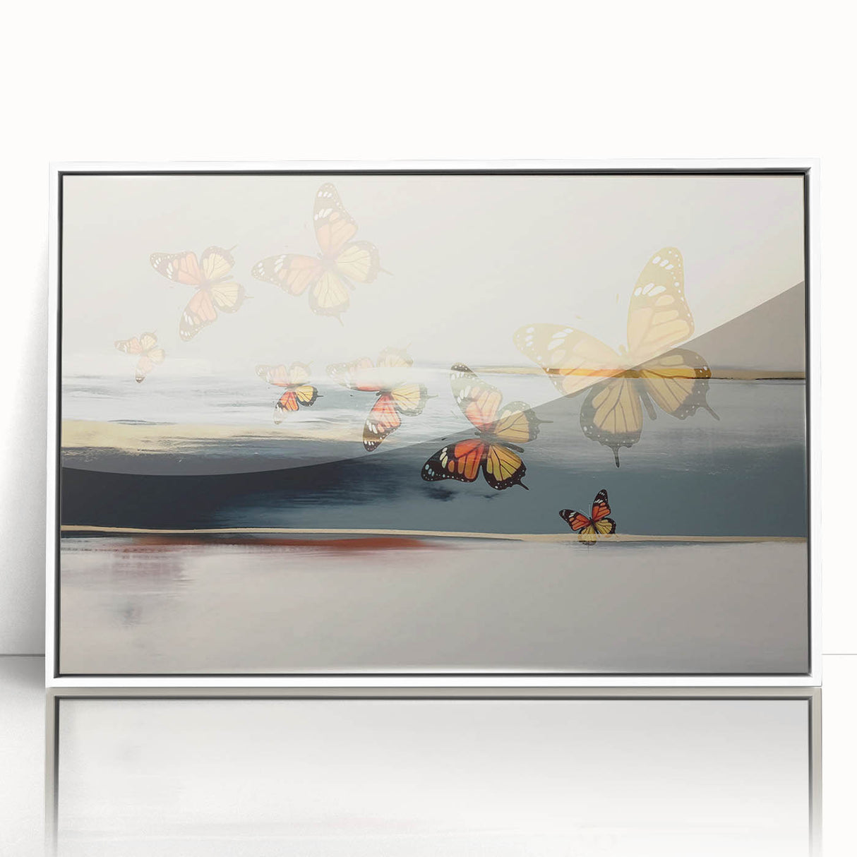 Vibrant abstract wall art canvas print showcasing bold colors and dynamic shapes, perfect for modern home decor and artistic expression.