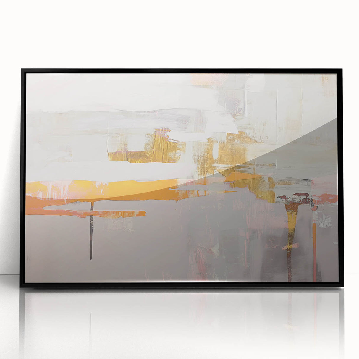 Vibrant abstract canvas art print showcasing bold colors and dynamic shapes, perfect for modern home decor and gallery walls.