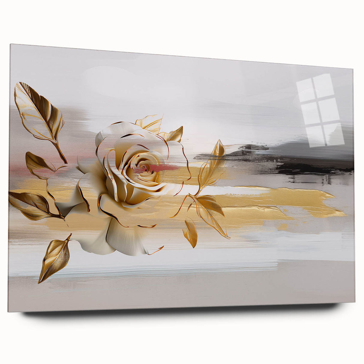 Abstract wall art canvas print showcasing vibrant colors and dynamic shapes, perfect for modern home decor or art enthusiasts.