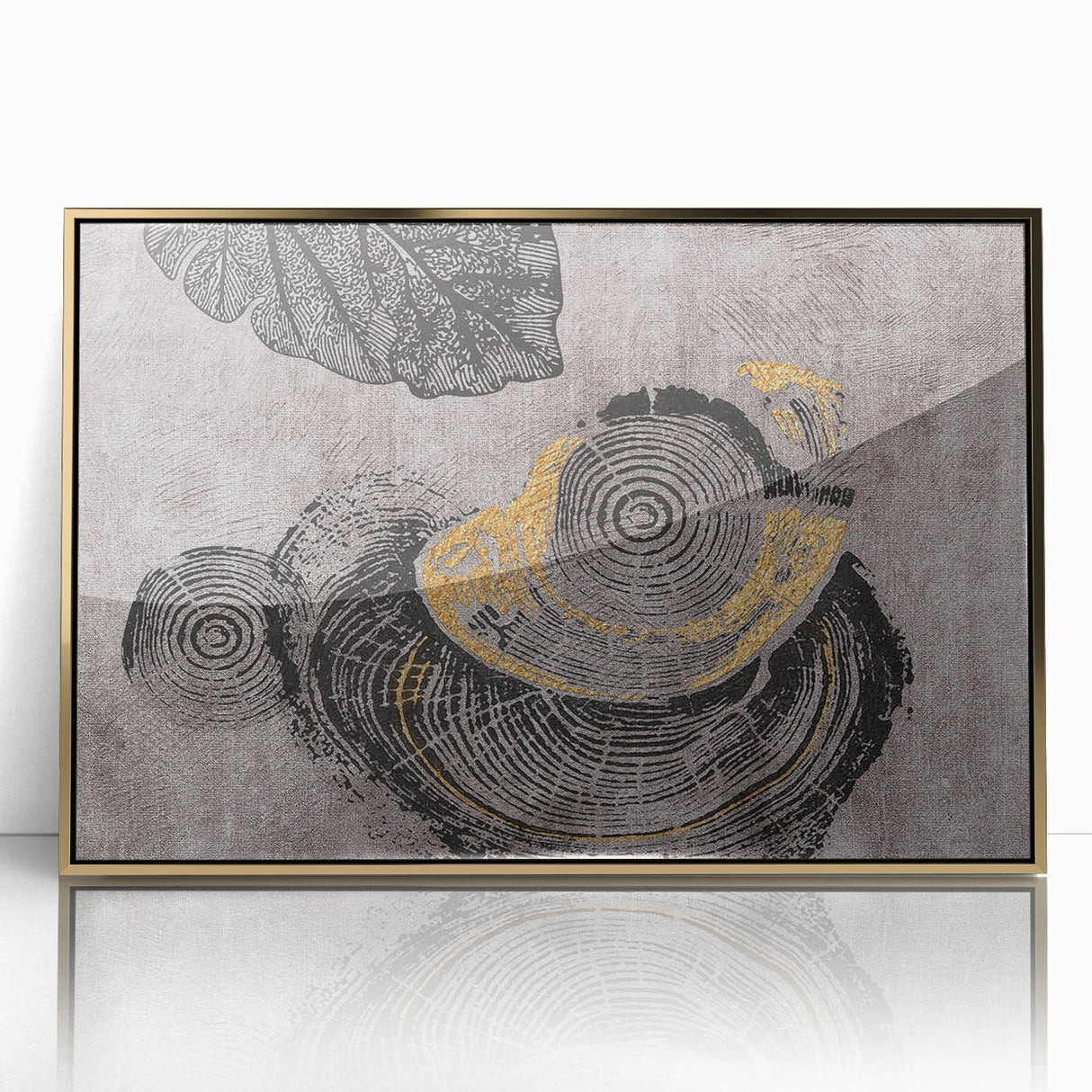 Abstract canvas artwork showcasing vibrant splashes of color and dynamic shapes, perfect for modern home decor or artistic display.