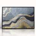 Abstract wall art canvas showcasing vibrant colors and dynamic shapes, ideal for modern decor, enhancing any living space aesthetic.