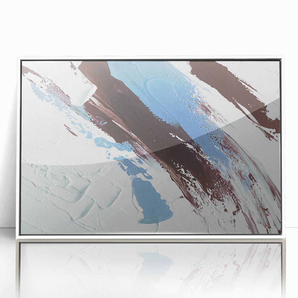 Abstract wall art print showcasing vibrant colors and dynamic shapes, perfect for modern home decor and artistic expression.