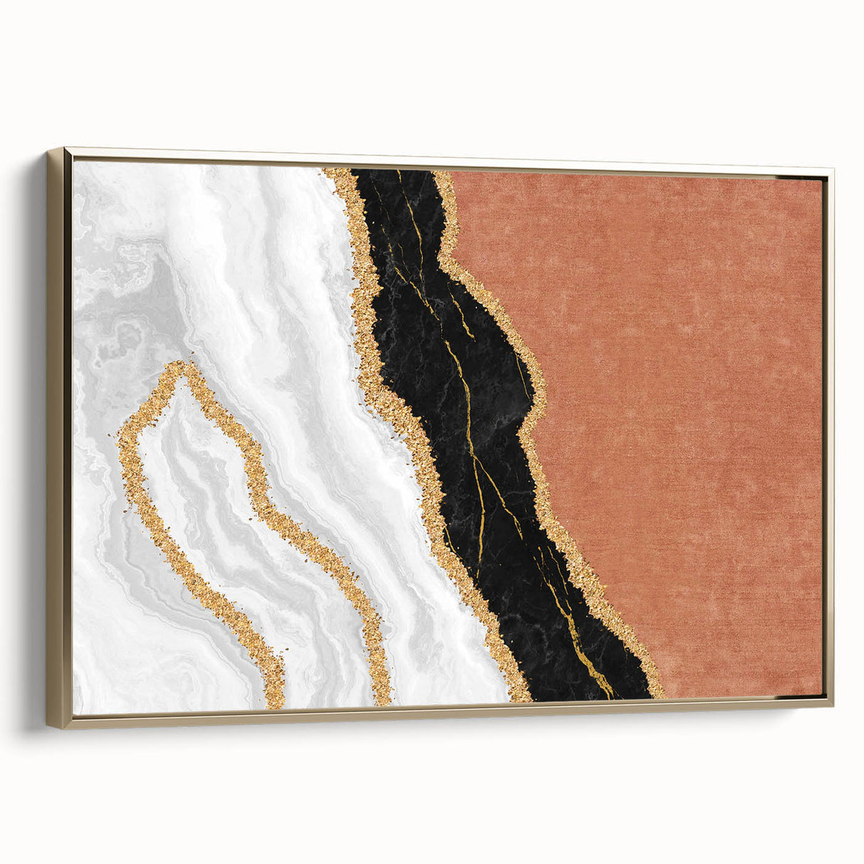 Abstract wall art canvas print showcasing vibrant colors and swirling patterns, perfect for modern decor. Ideal for framing or display.