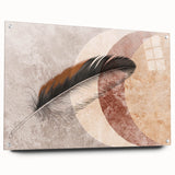 Abstract wall art canvas print showcasing vibrant colors and bold geometric shapes, perfect for modern home decor or office spaces.