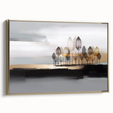 Abstract wall art canvas print showcasing vibrant colors and dynamic shapes, perfect for modern home decor or artistic displays.