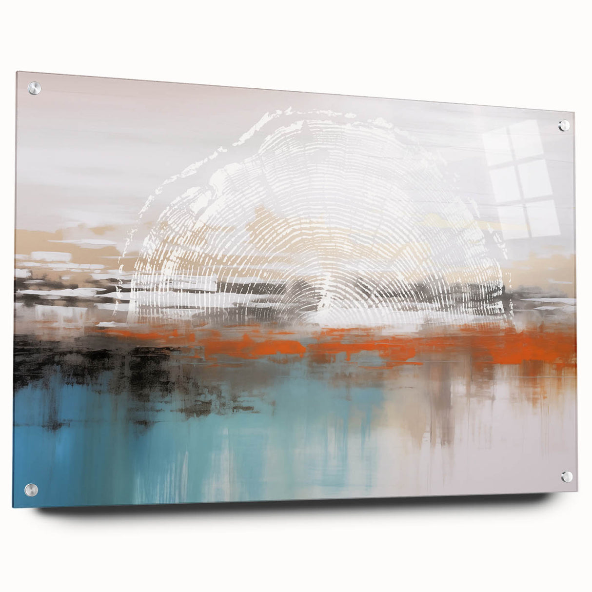 Abstract canvas artwork showcasing vibrant colors and geometric shapes, designed for modern home decor. Ideal for adding a contemporary touch to living spaces.