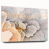 Abstract canvas artwork featuring vibrant colors and dynamic shapes, ideal for modern decor, showcasing an energetic blend of hues and textures.