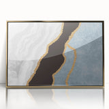 Vibrant abstract wall art canvas showcasing bold colors and dynamic shapes, perfect for modern decor and adding a pop of creativity to any space.