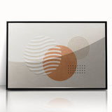 Colorful abstract canvas art print showcasing vibrant brush strokes and dynamic shapes, perfect for modern home decor and artistic expression.