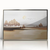 Vibrant abstract wall art canvas print showcasing bold colors and dynamic shapes, perfect for modern home decor or art enthusiasts.