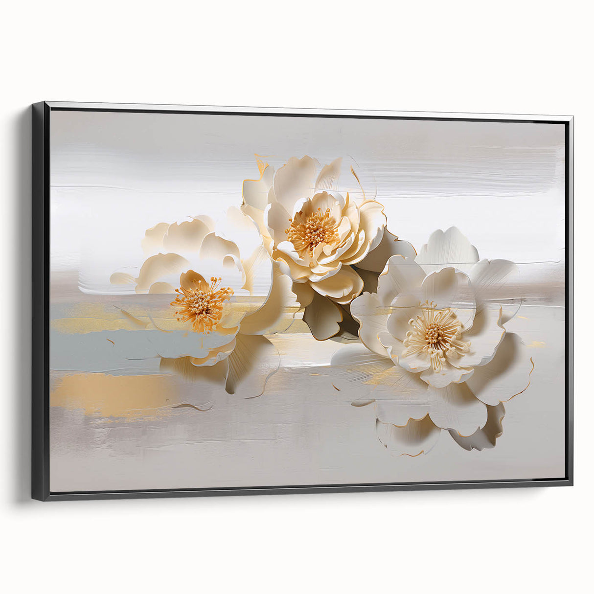 Abstract wall art canvas featuring vibrant colors and dynamic geometric shapes, perfect for modern home decor or office space enhancement.
