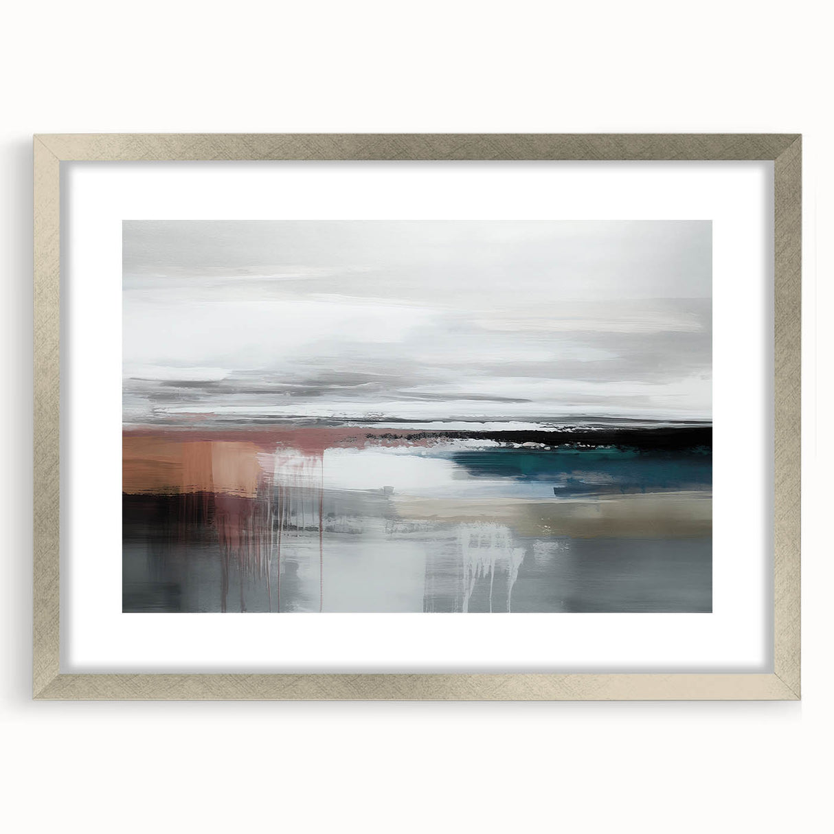 Abstract wall art canvas print showcasing vibrant colors and fluid shapes, designed to enhance modern interiors and evoke creativity.