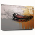 Colorful abstract wall art canvas print showcasing vibrant swirls of red, blue, and yellow, perfect for modern home décor.