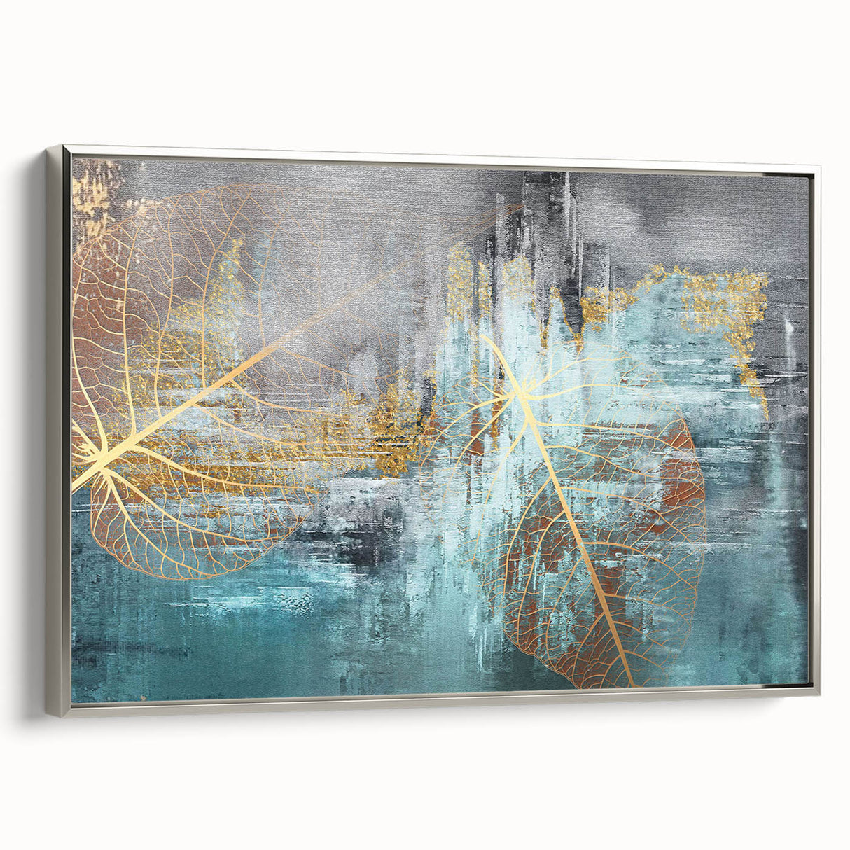 Vibrant abstract canvas art print showcasing swirling colors and dynamic shapes, perfect for modern home decor and artistic expression.