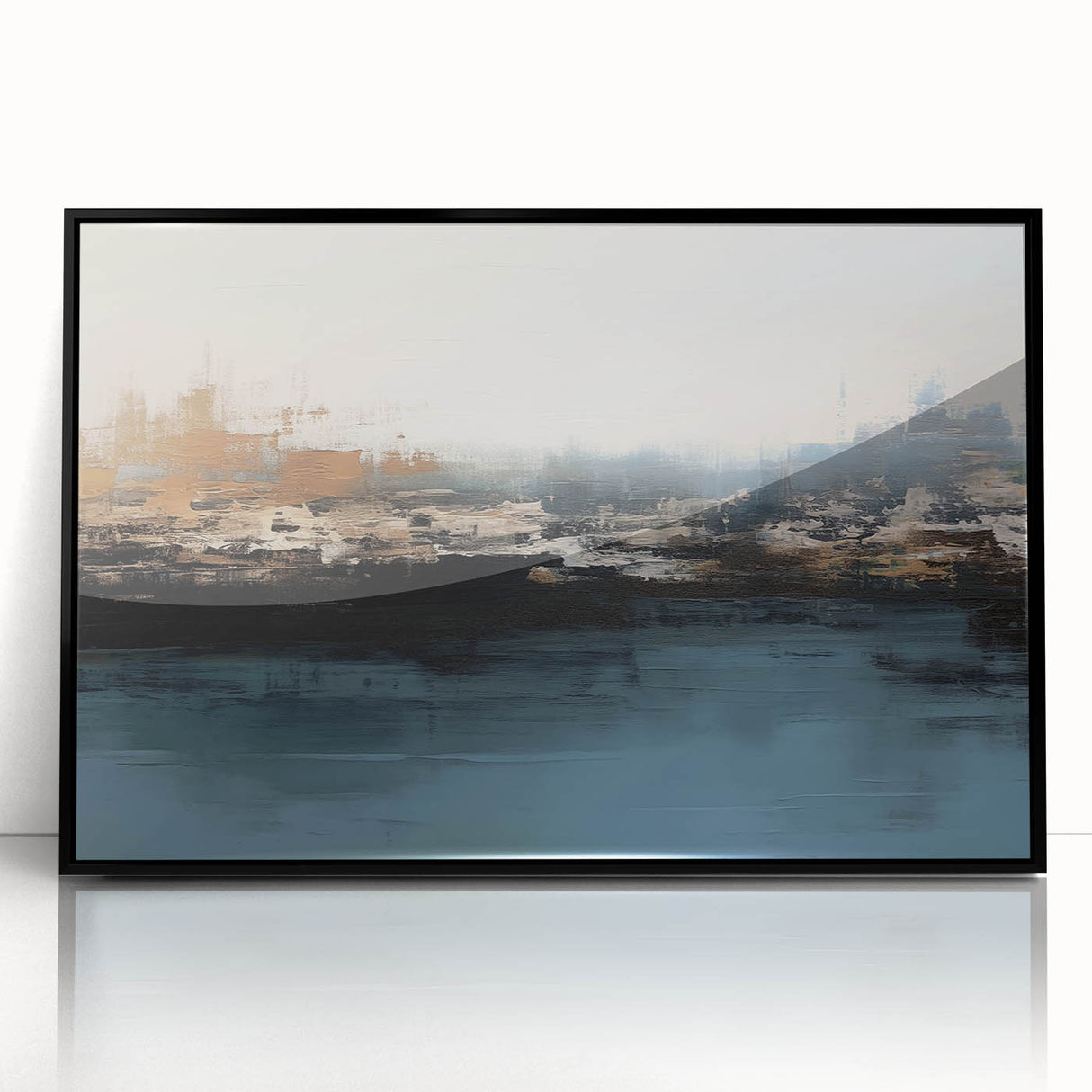 Abstract wall art canvas print showcasing vibrant colors and geometric patterns, elegantly rolled and secured in a protective cardboard tube for safe shipping. Ideal for modern home decor enthusiasts seeking unique artistic expressions.