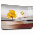 Vibrant abstract canvas art print showcasing bold colors and dynamic shapes, expertly rolled for easy shipping and framing.