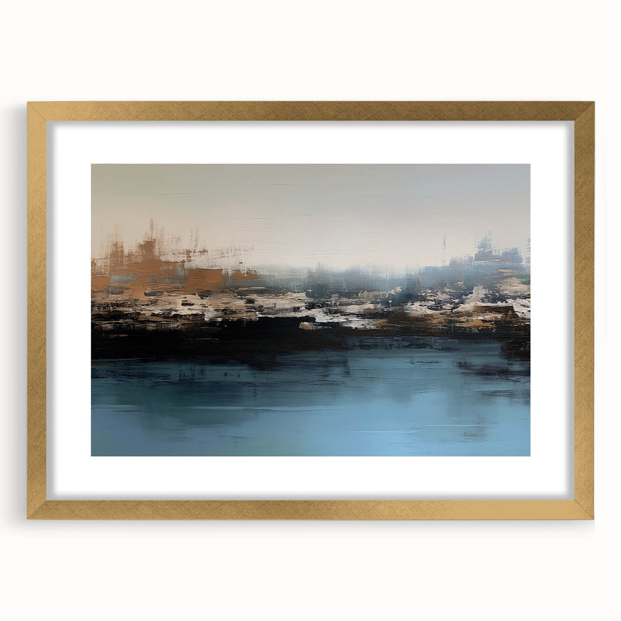 Abstract canvas artwork showcasing vibrant geometric patterns in bold colors, ideal for modern home decor. The piece is rolled and secured in a sturdy cardboard tube for safe shipping.