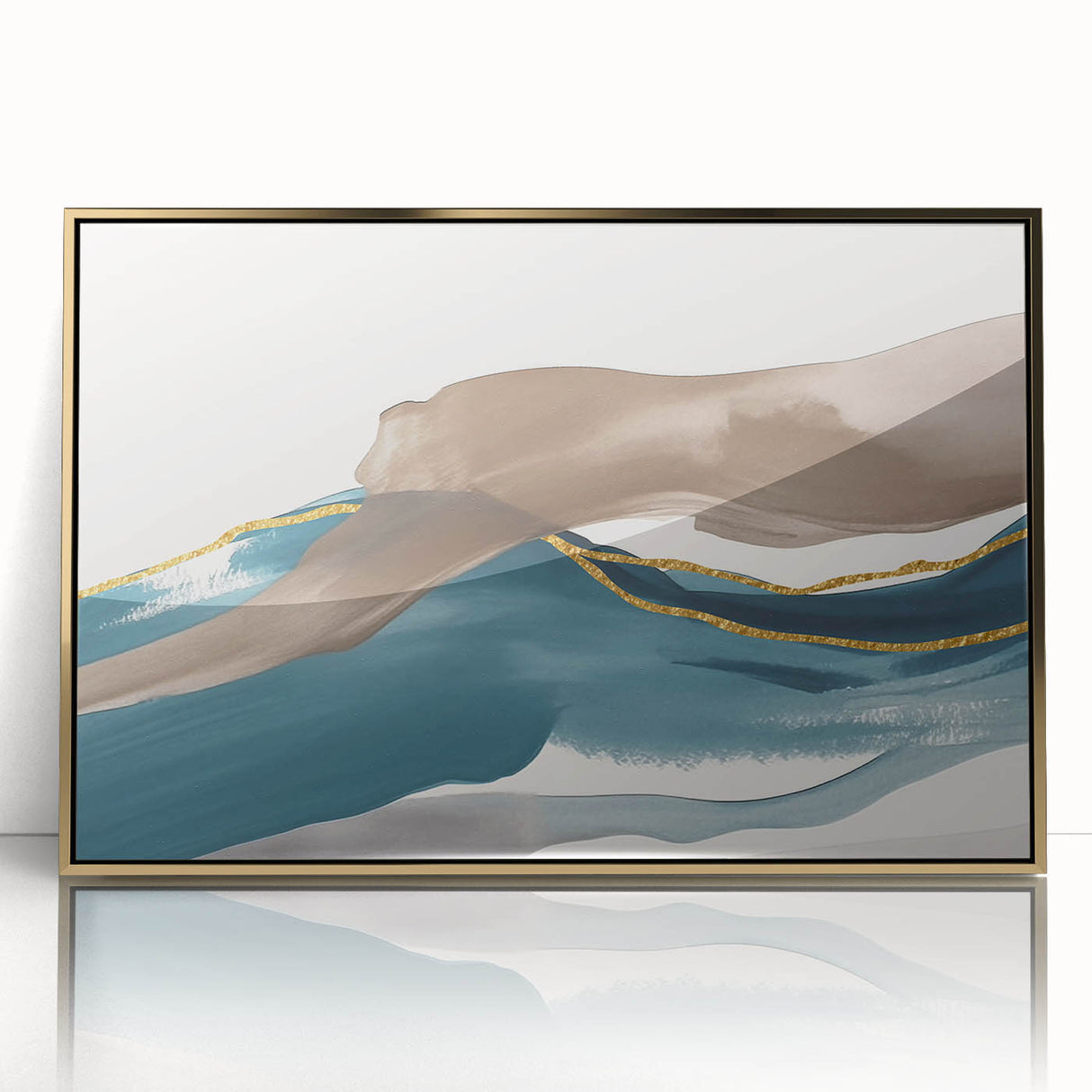 Colorful abstract wall art canvas print showcasing vibrant shapes and textures, ideal for modern home decor or office enhancement.