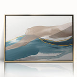Colorful abstract wall art canvas print showcasing vibrant shapes and textures, ideal for modern home decor or office enhancement.