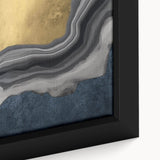 Vibrant abstract wall art canvas print showcasing dynamic colors and fluid shapes, perfect for modern home decor or artistic spaces.