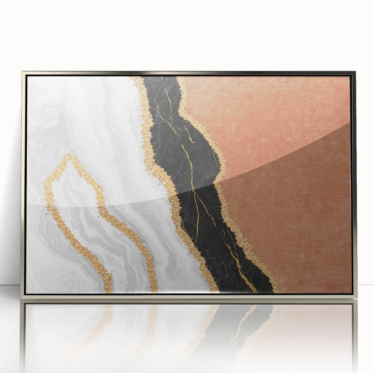 Abstract canvas art print showcasing vibrant colors and dynamic shapes, ideal for modern home decor, enhancing any living space.