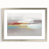 Abstract wall art canvas showcasing vibrant colors and dynamic shapes, perfect for modern home decor or office spaces, enhancing artistic ambiance.