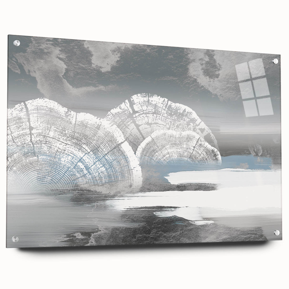 Abstract wall art canvas print showcasing vibrant, swirling colors and dynamic shapes, ideal for modern decor; rolled and securely packaged for easy display.