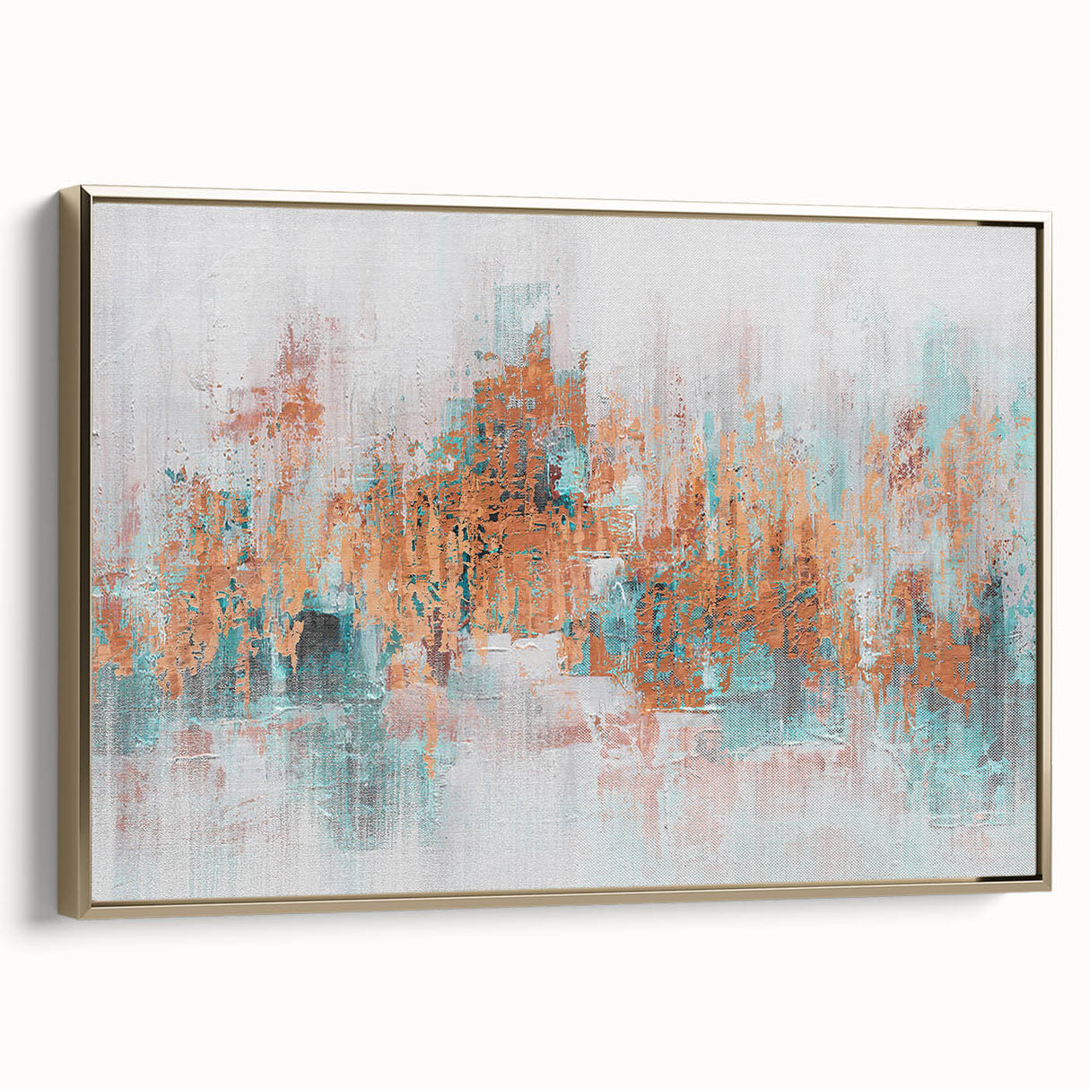 Abstract wall art canvas print showcasing vibrant colors and dynamic shapes, perfect for modern home decor and artistic interiors.