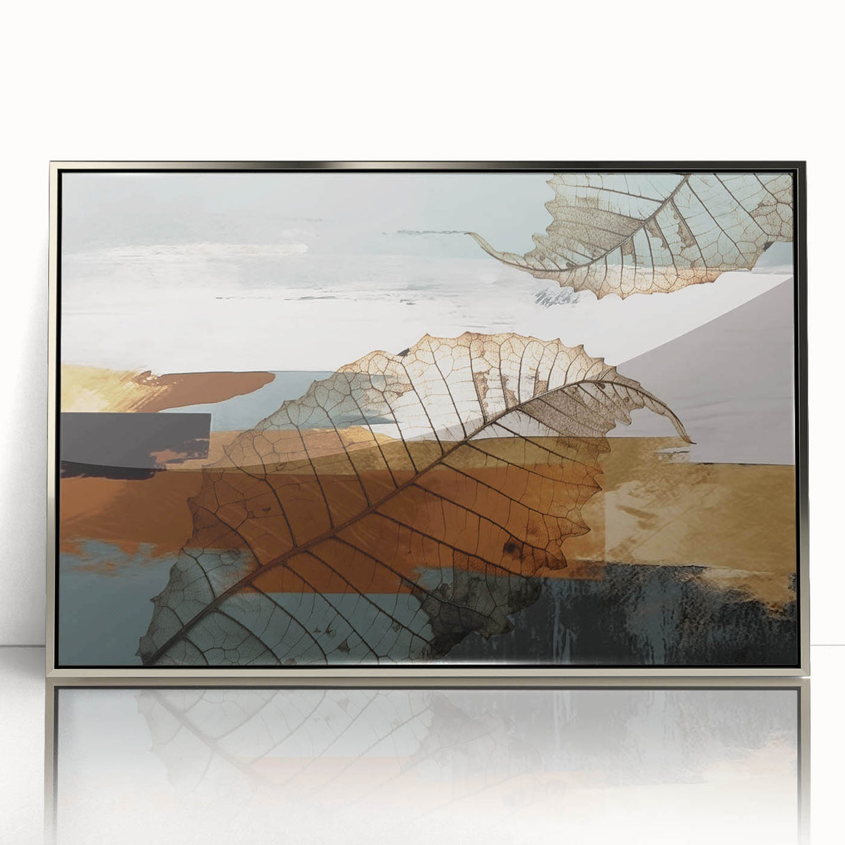Vibrant abstract canvas artwork showcasing bold colors and fluid shapes, ideal for modern home decor or office aesthetics.