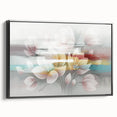 Abstract canvas art print featuring vibrant colors and dynamic shapes, ideal for modern home decor or office spaces, enhancing artistic ambiance.