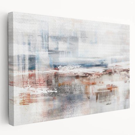 Vibrant abstract wall art canvas print showcasing bold colors and geometric shapes, perfect for modern decor and artistic flair in any room.
