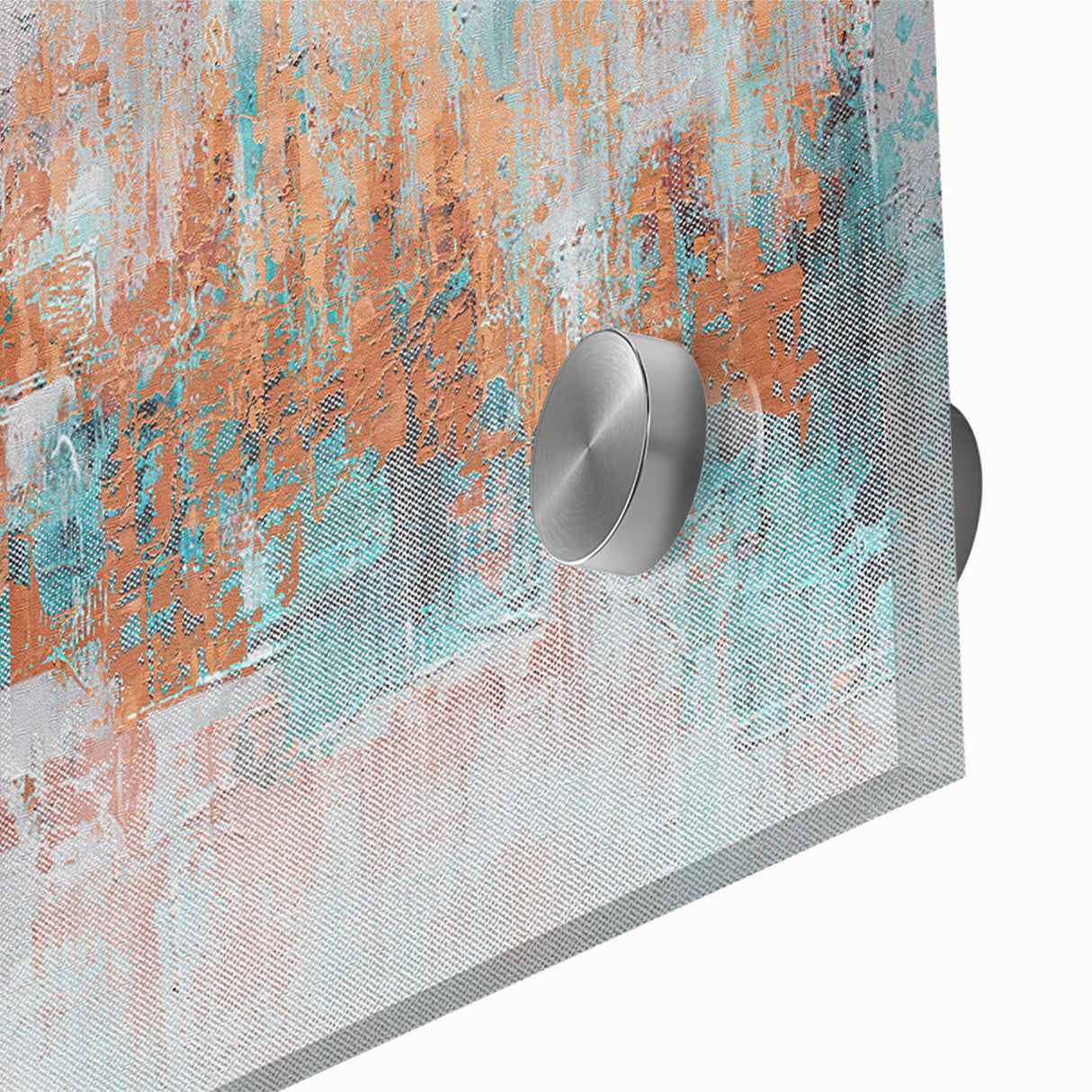 Abstract wall art canvas print showcasing vibrant colors and dynamic shapes, ideal for modern home decor. The piece exudes energy and creativity, perfect for adding a pop of color to any room.