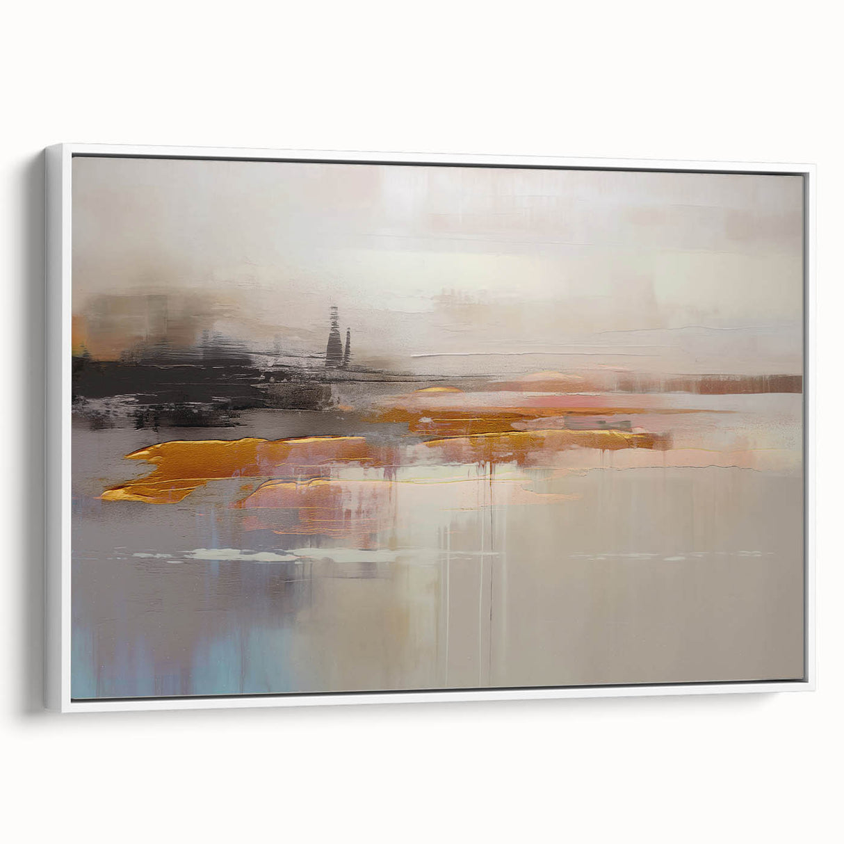 Abstract wall art print showcasing vibrant colors and geometric shapes, ideal for modern home decor or office spaces, enhancing aesthetic appeal.