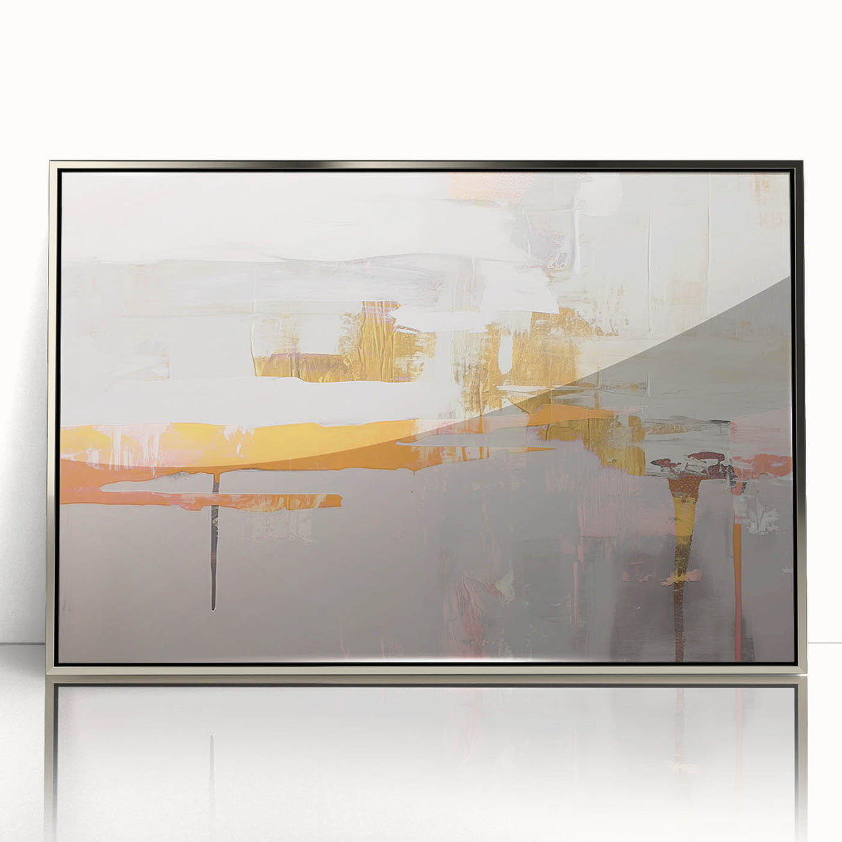 Abstract wall art canvas print showcasing vibrant colors and fluid shapes, perfect for modern decor. Ideal for enhancing living spaces.