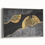 Abstract wall art canvas print showcasing vibrant colors and fluid shapes, designed to enhance modern home decor with its artistic flair.