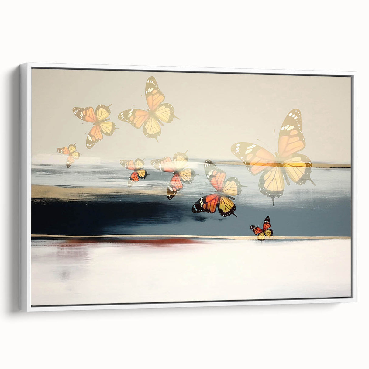 Abstract canvas art print showcasing vibrant colors and dynamic shapes, ideal for modern home decor and artistic interior design. This piece adds a touch of creativity and sophistication to any space.
