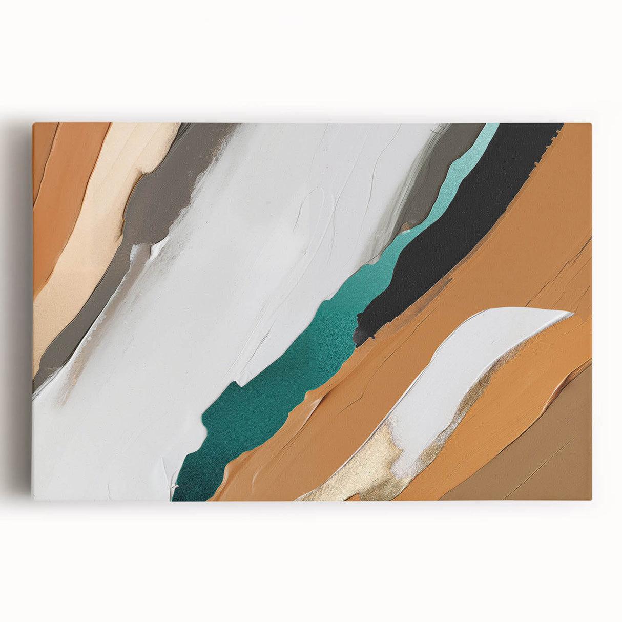 Vibrant abstract wall art canvas featuring bold colors and geometric patterns, perfect for modern decor. Ideal for enhancing living spaces or galleries.