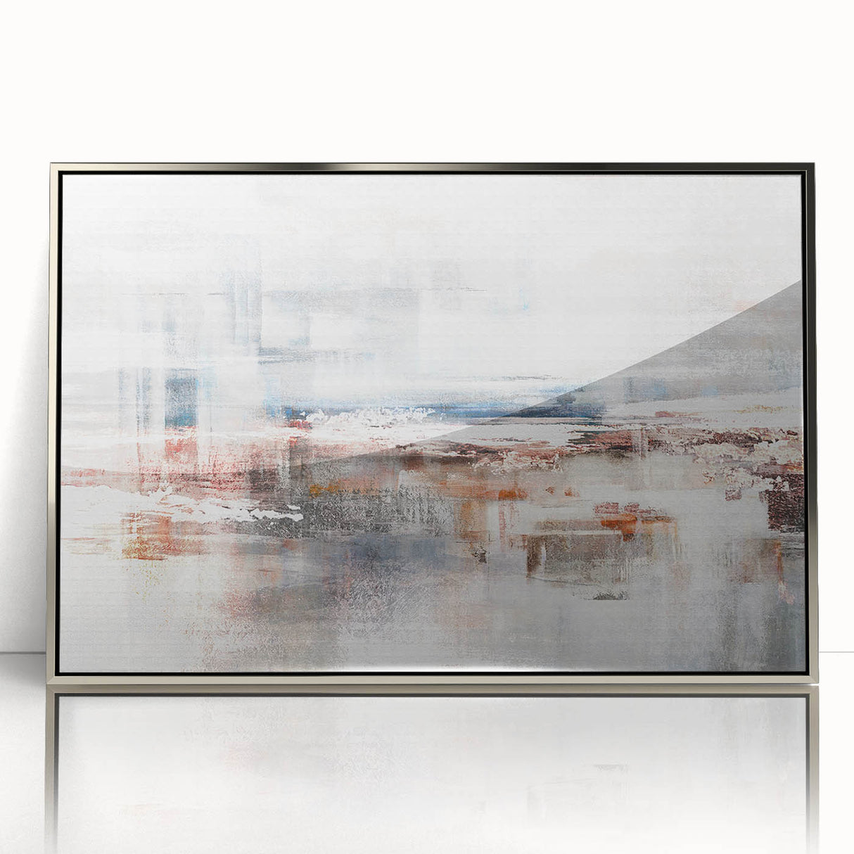 Abstract wall art canvas print showcasing vibrant colors and dynamic shapes, perfect for modern home decor and artistic interiors.