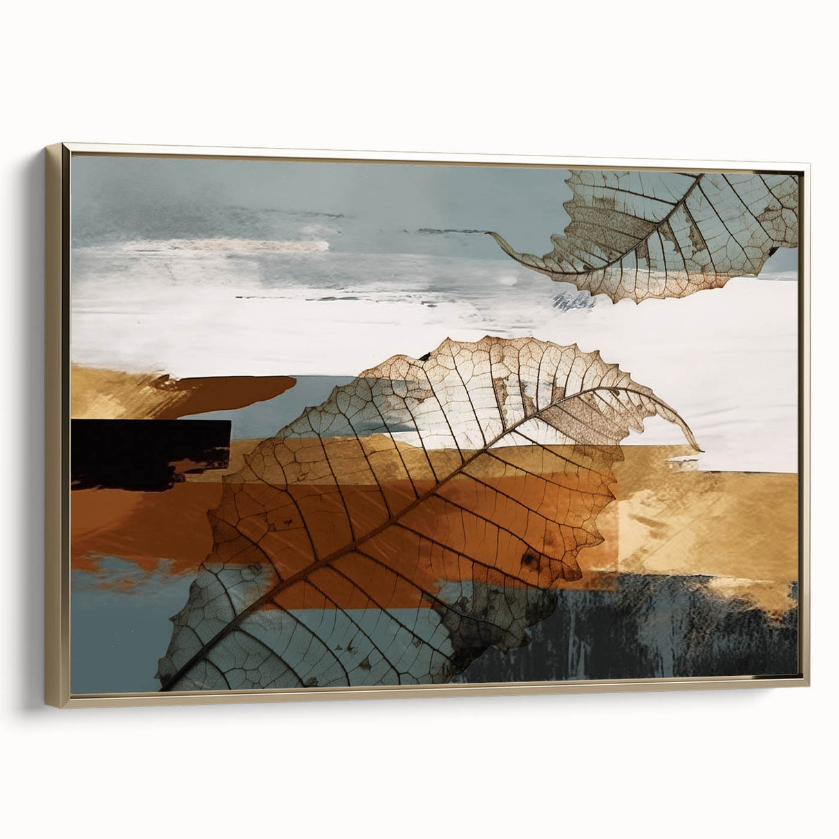 Abstract wall art canvas print showcasing vibrant colors and dynamic shapes, designed for modern decor, rolled and ready for framing.