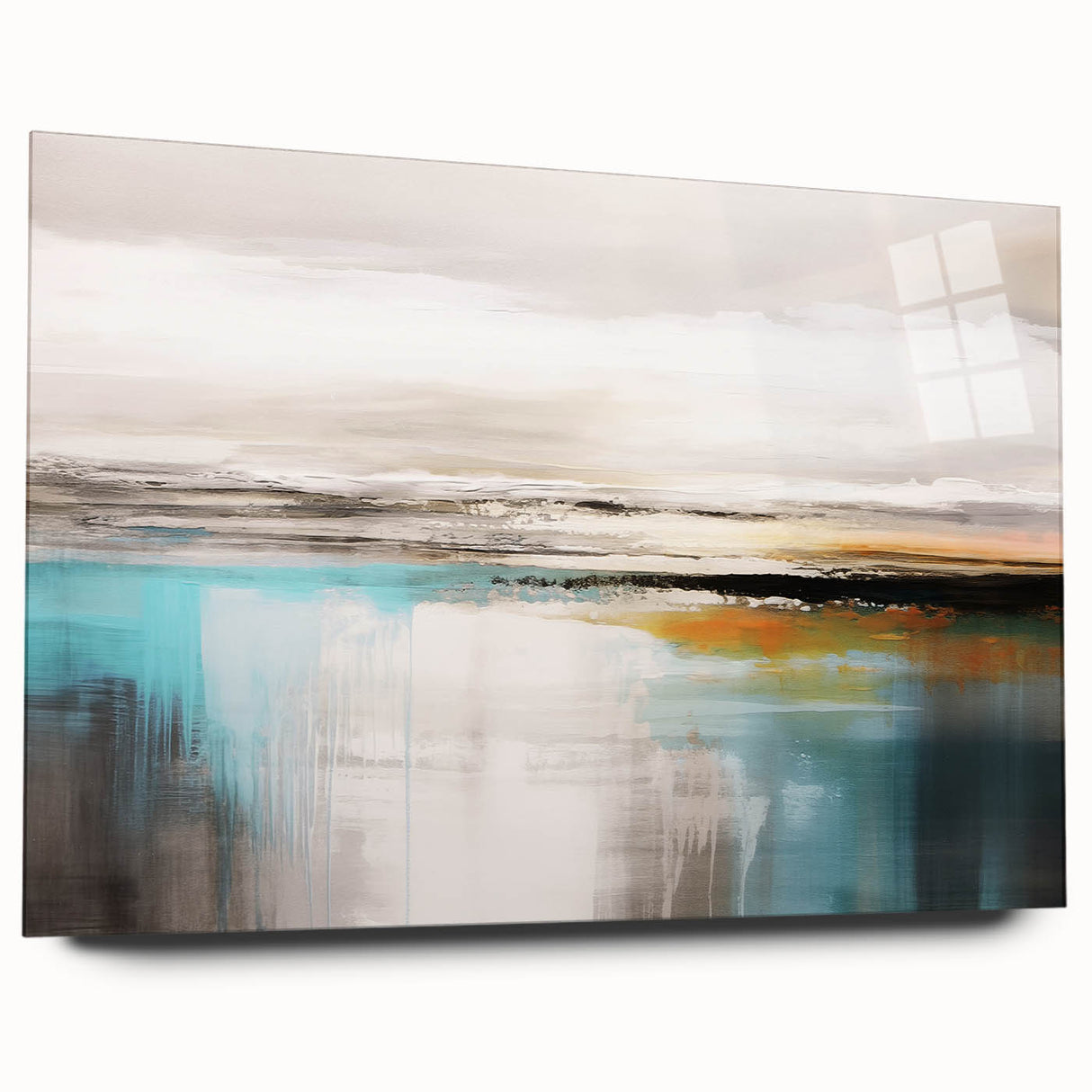 Abstract wall art canvas print showcasing vibrant colors and geometric shapes, ideal for modern decor, emphasizing creativity and style.