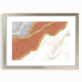 Abstract wall art canvas print showcasing vibrant colors and dynamic shapes, designed for modern decor, rolled for easy shipping and framing.