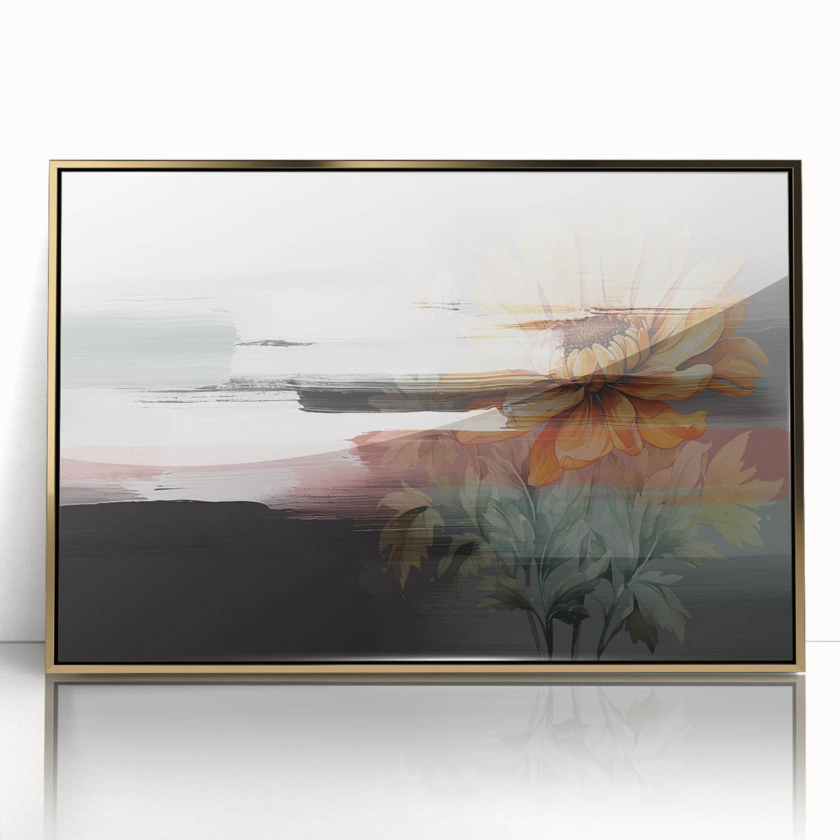Abstract wall art canvas print showcasing vibrant colors and dynamic shapes, ideal for modern home decor or artistic office spaces.