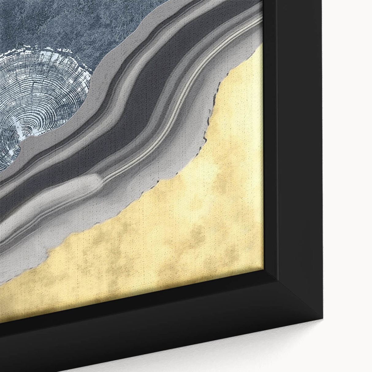 Abstract wall art canvas featuring vibrant geometric patterns in bold colors, ideal for modern home decor. Perfectly rolled and secured in a protective tube for safe shipping.